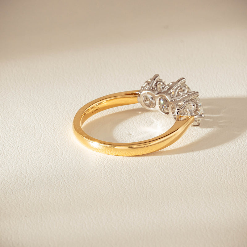 18ct Yellow Gold 2.22ct Diamond Coronado Ring