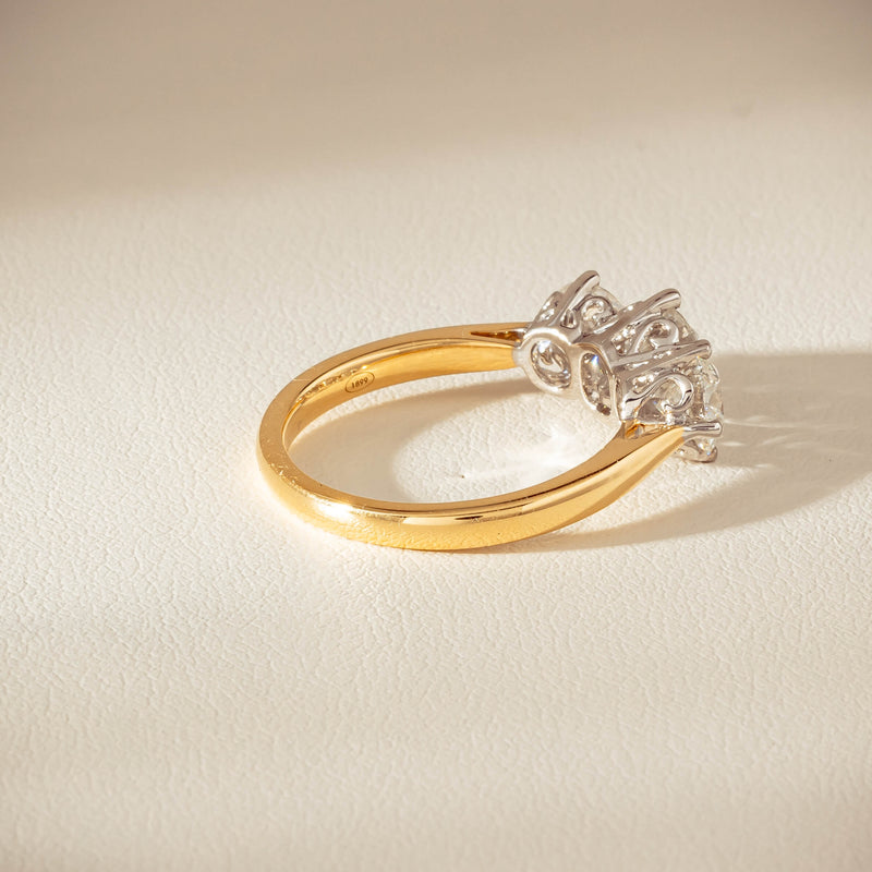 18ct Yellow Gold 2.22ct Diamond Coronado Ring