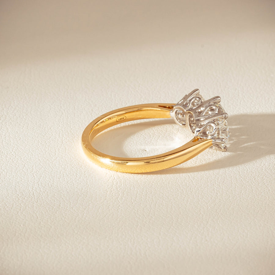 18ct Yellow Gold 2.22ct Diamond Coronado Ring