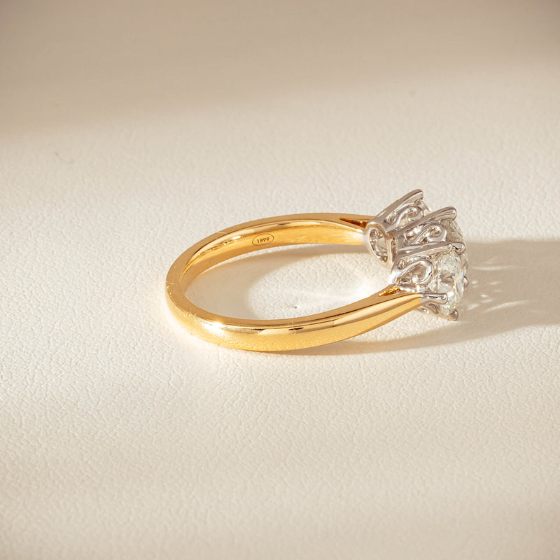 18ct Yellow Gold 2.22ct Diamond Coronado Ring