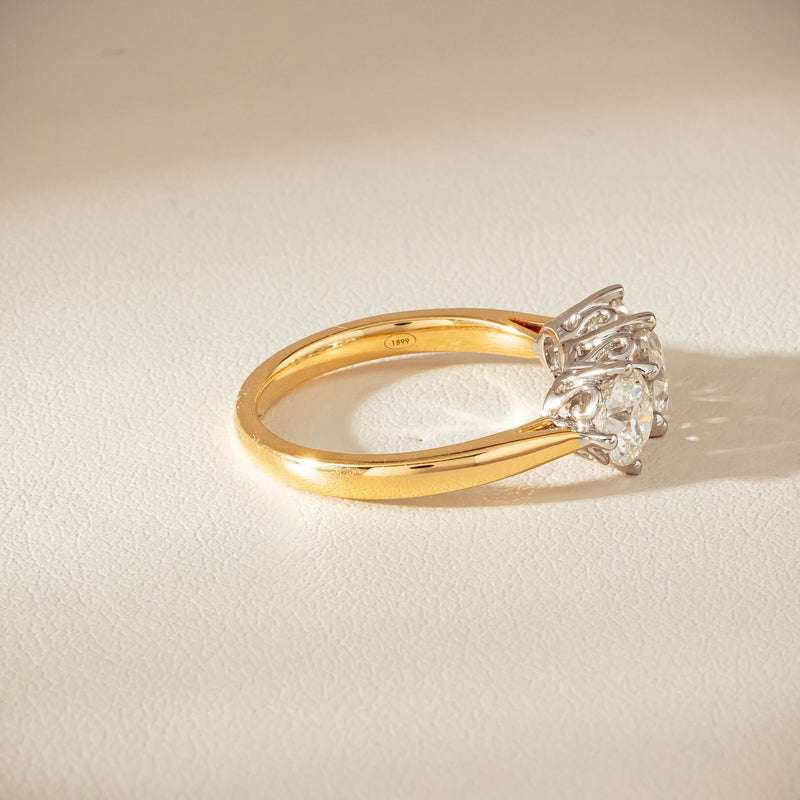 18ct Yellow Gold 2.22ct Diamond Coronado Ring