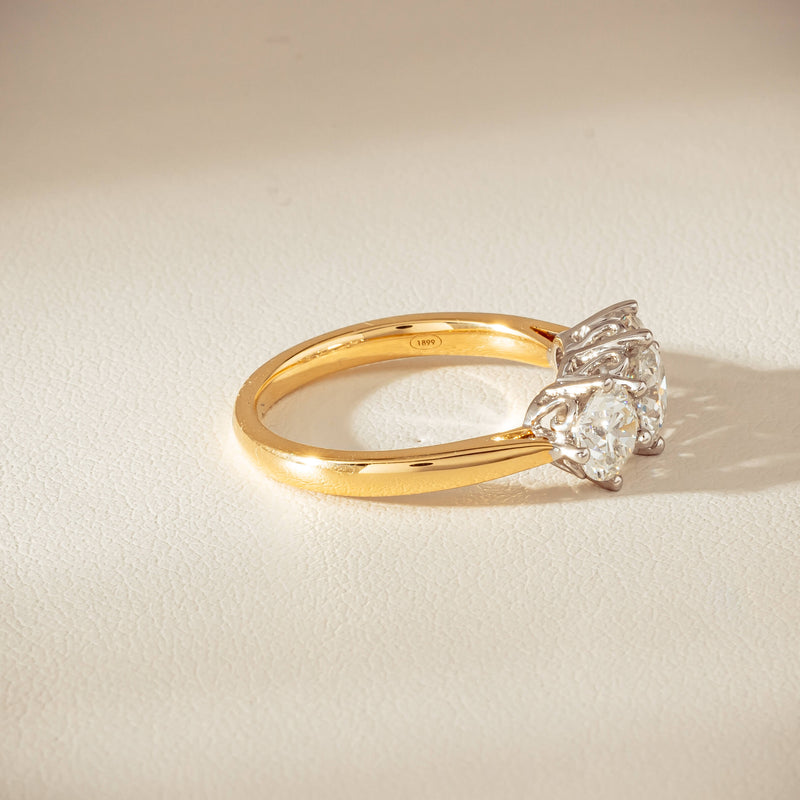 18ct Yellow Gold 2.22ct Diamond Coronado Ring