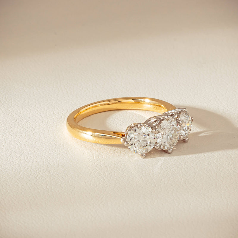 18ct Yellow Gold 2.22ct Diamond Coronado Ring