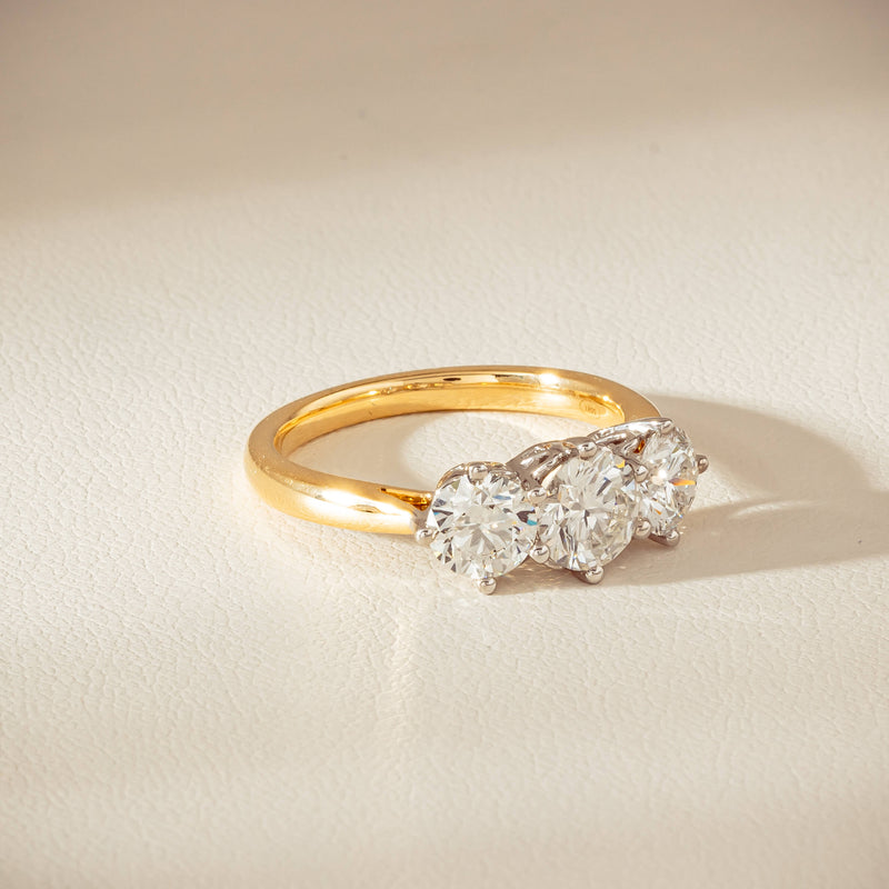 18ct Yellow Gold 2.22ct Diamond Coronado Ring