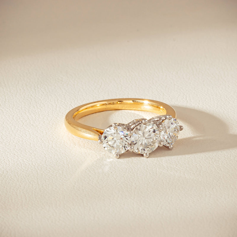 18ct Yellow Gold 2.22ct Diamond Coronado Ring