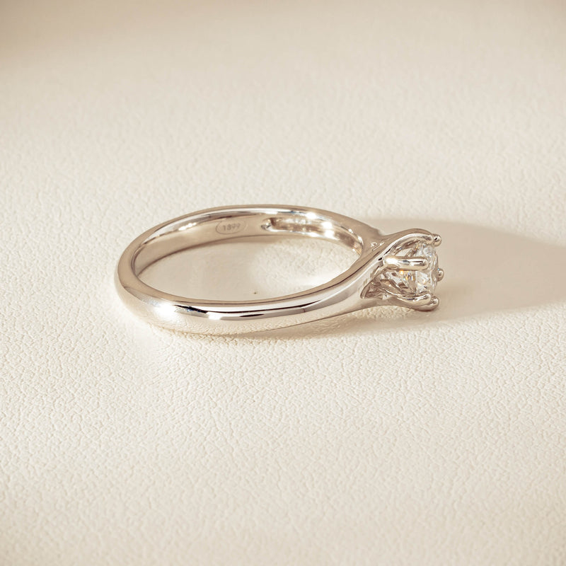 Platinum .50ct Diamond Grace Ring - Ring - Walker & Hall