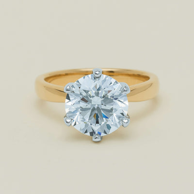 18ct Yellow Gold 4.01ct Diamond Nova Ring - Ring - Walker & Hall