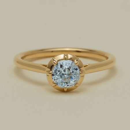 18ct Yellow Gold .69ct Reclaimed Old-Cut Diamond Dawn Ring - Ring - Walker & Hall