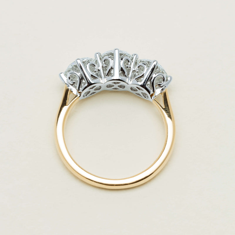 18ct Yellow Gold 3.14ct Diamond Coronado Ring - Ring - Walker & Hall