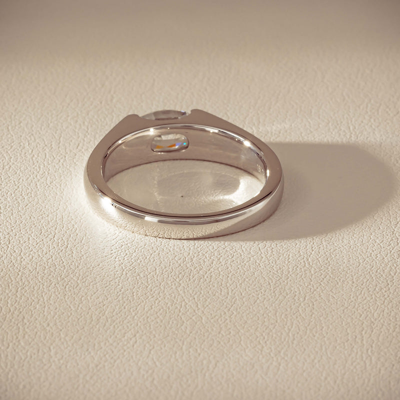 18ct White Gold .96ct Oval Brilliant-Cut Diamond Astrid Ring - Ring - Walker & Hall