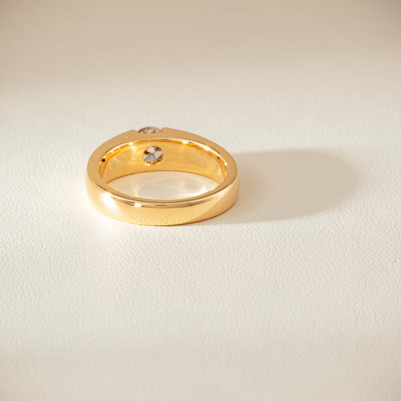 18ct Yellow Gold .68ct Reclaimed Diamond Astrid Ring - Ring - Walker & Hall