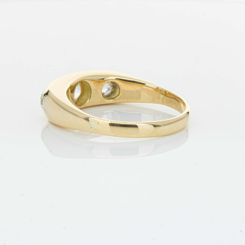 Deja Vu 14ct Yellow Gold 1.36ct Diamond Three-Stone Ring - Ring - Walker & Hall