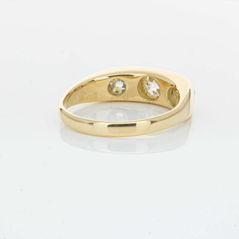 Deja Vu 14ct Yellow Gold 1.36ct Diamond Three-Stone Ring - Ring - Walker & Hall