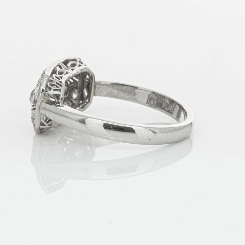 Deja Vu Platinum .68ct Old-Cut Diamond Cluster Ring - Ring - Walker & Hall
