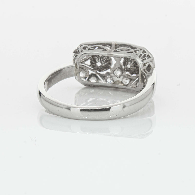 Deja Vu Platinum .68ct Old-Cut Diamond Cluster Ring - Ring - Walker & Hall