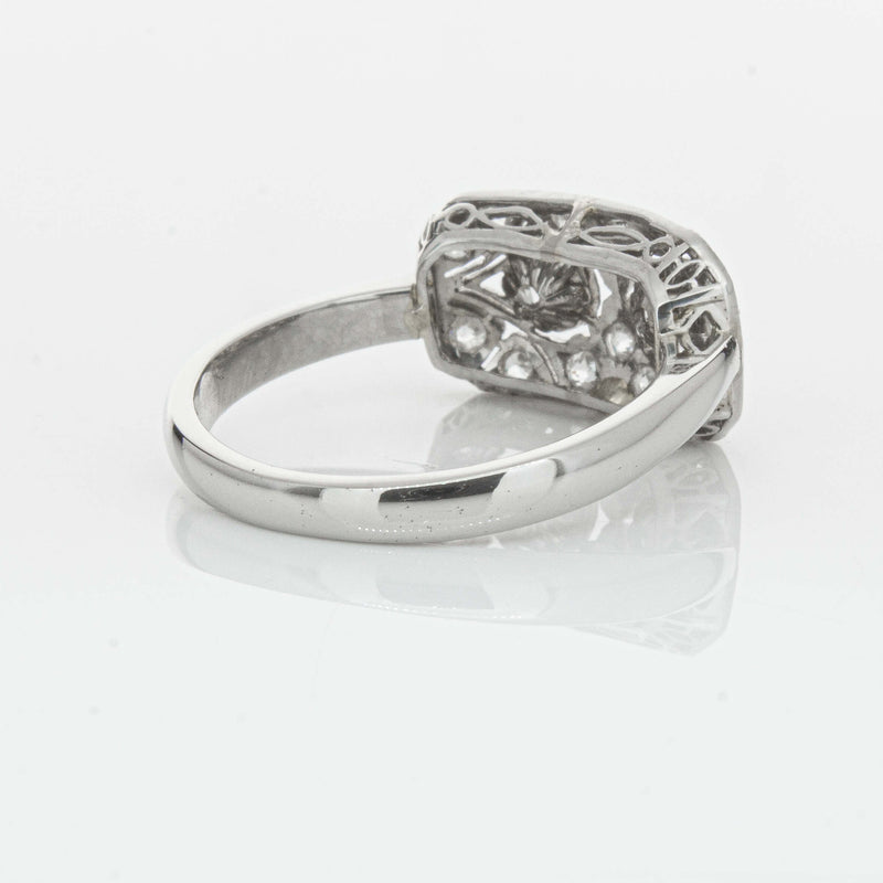 Deja Vu Platinum .68ct Old-Cut Diamond Cluster Ring - Ring - Walker & Hall
