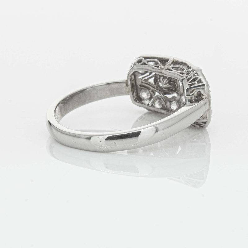 Deja Vu Platinum .68ct Old-Cut Diamond Cluster Ring - Ring - Walker & Hall