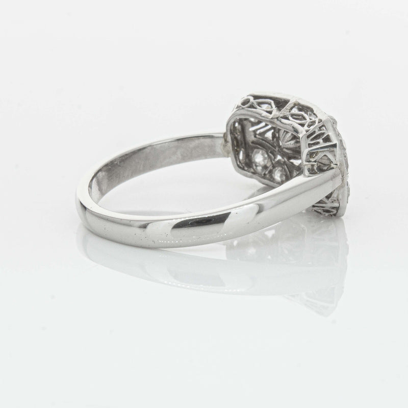 Deja Vu Platinum .68ct Old-Cut Diamond Cluster Ring - Ring - Walker & Hall