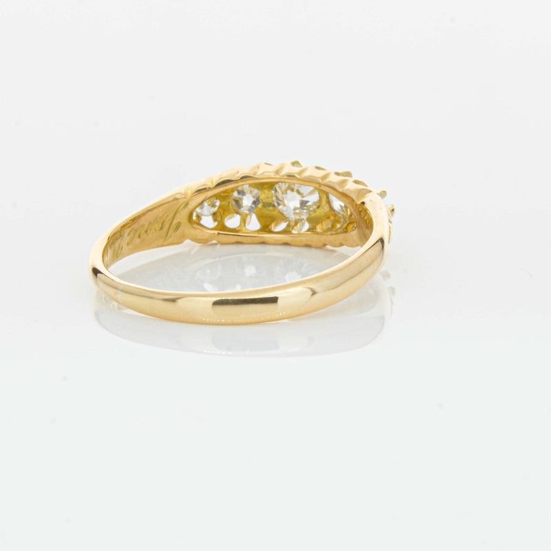 Vintage 18ct Yellow Gold .38ct Old-Cut Diamond Ring - Ring - Walker & Hall
