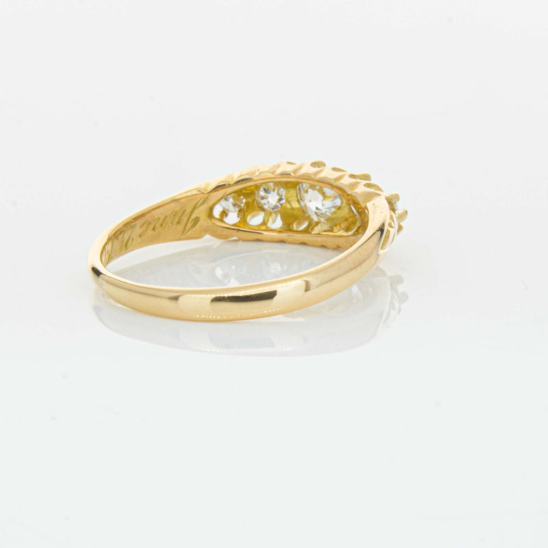 Vintage 18ct Yellow Gold .38ct Old-Cut Diamond Ring - Ring - Walker & Hall