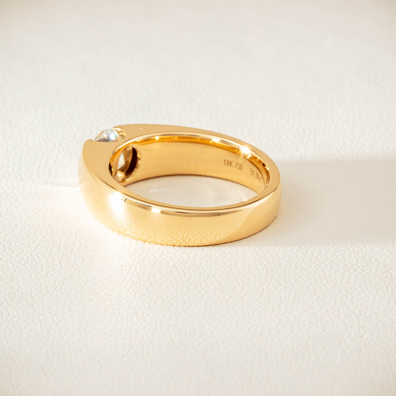 18ct Yellow Gold 1.00ct Diamond Astrid Ring - Ring - Walker & Hall