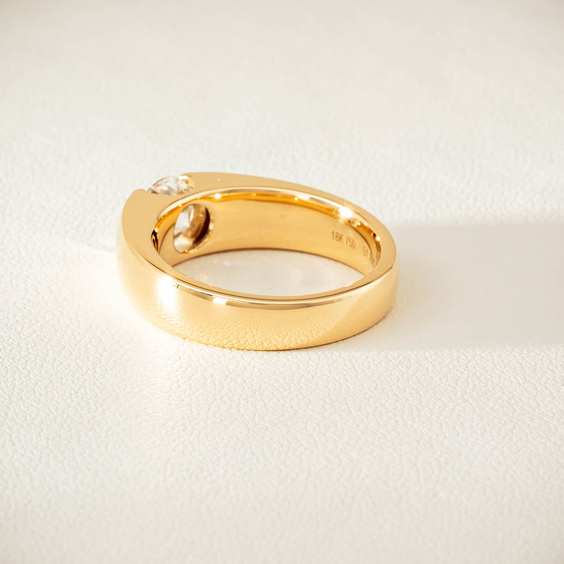 18ct Yellow Gold 1.00ct Diamond Astrid Ring - Ring - Walker & Hall