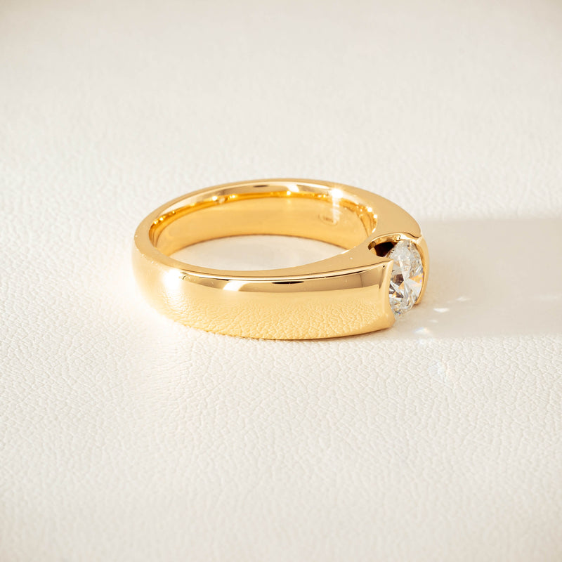 18ct Yellow Gold 1.00ct Diamond Astrid Ring - Ring - Walker & Hall