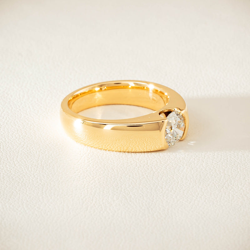 18ct Yellow Gold 1.00ct Diamond Astrid Ring - Ring - Walker & Hall
