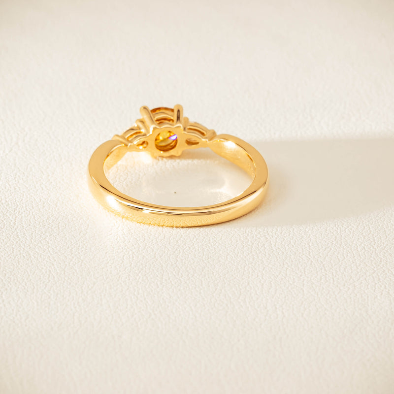 18ct Yellow Gold .64ct Yellow Diamond Ayla Ring - Ring - Walker & Hall