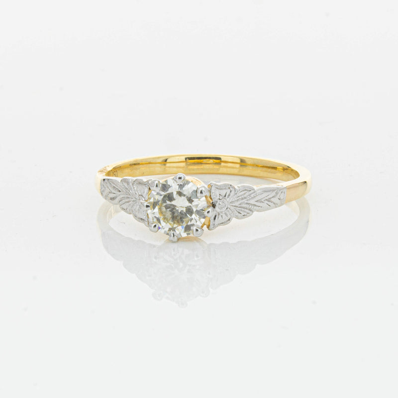 Deja Vu 16ct Yellow Gold .50ct Diamond Solitaire Ring - Ring - Walker & Hall