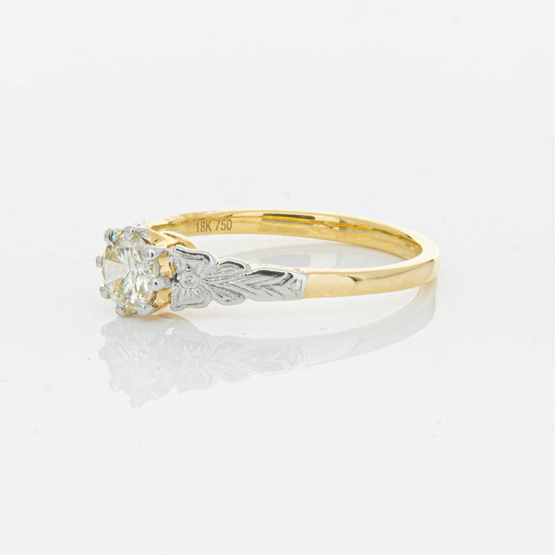 Deja Vu 16ct Yellow Gold .50ct Diamond Solitaire Ring - Ring - Walker & Hall