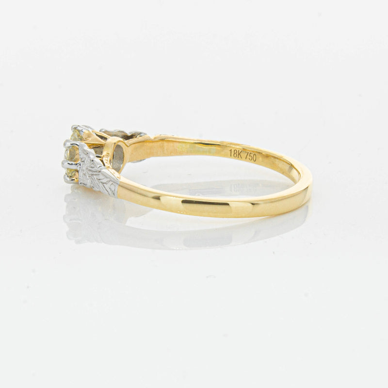Deja Vu 16ct Yellow Gold .50ct Diamond Solitaire Ring - Ring - Walker & Hall