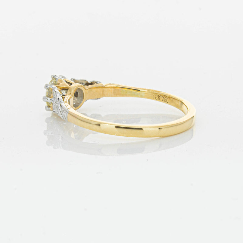 Deja Vu 16ct Yellow Gold .50ct Diamond Solitaire Ring - Ring - Walker & Hall