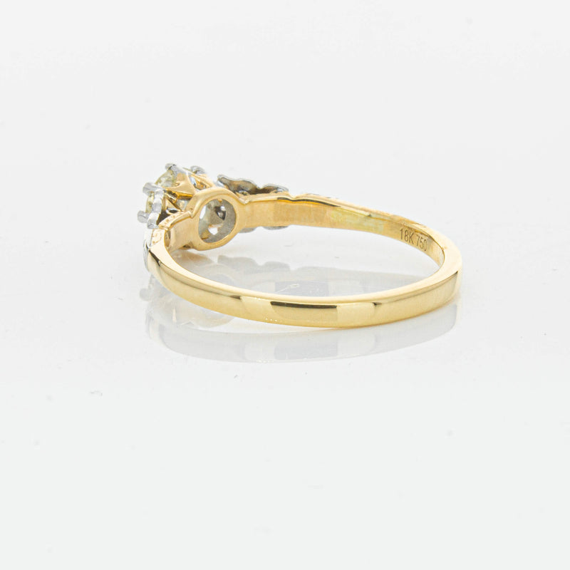 Deja Vu 16ct Yellow Gold .50ct Diamond Solitaire Ring - Ring - Walker & Hall