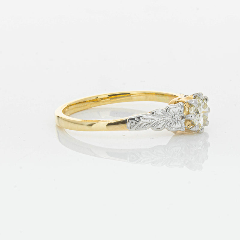 Deja Vu 16ct Yellow Gold .50ct Diamond Solitaire Ring - Ring - Walker & Hall