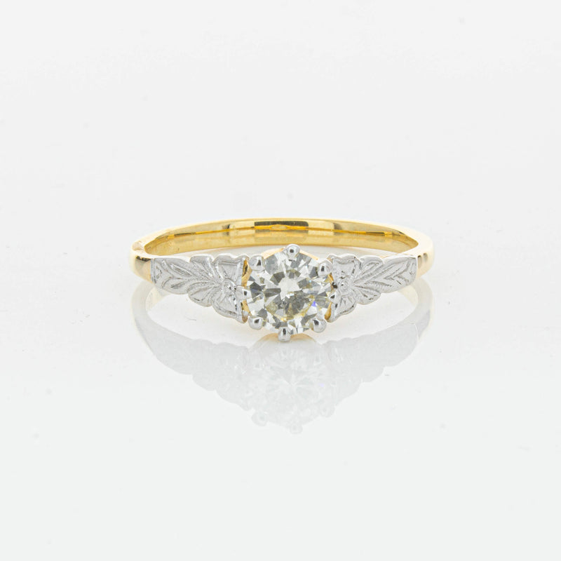 Deja Vu 16ct Yellow Gold .50ct Diamond Solitaire Ring - Ring - Walker & Hall