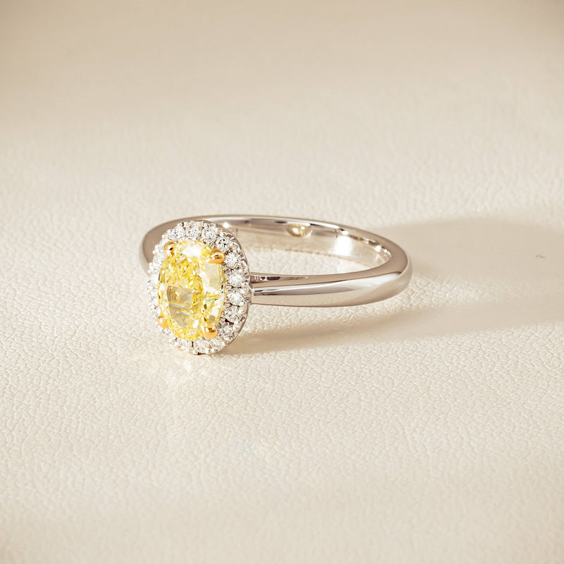 18ct White Gold 1.16ct Fancy Oval Diamond Nina Ring - Ring - Walker & Hall