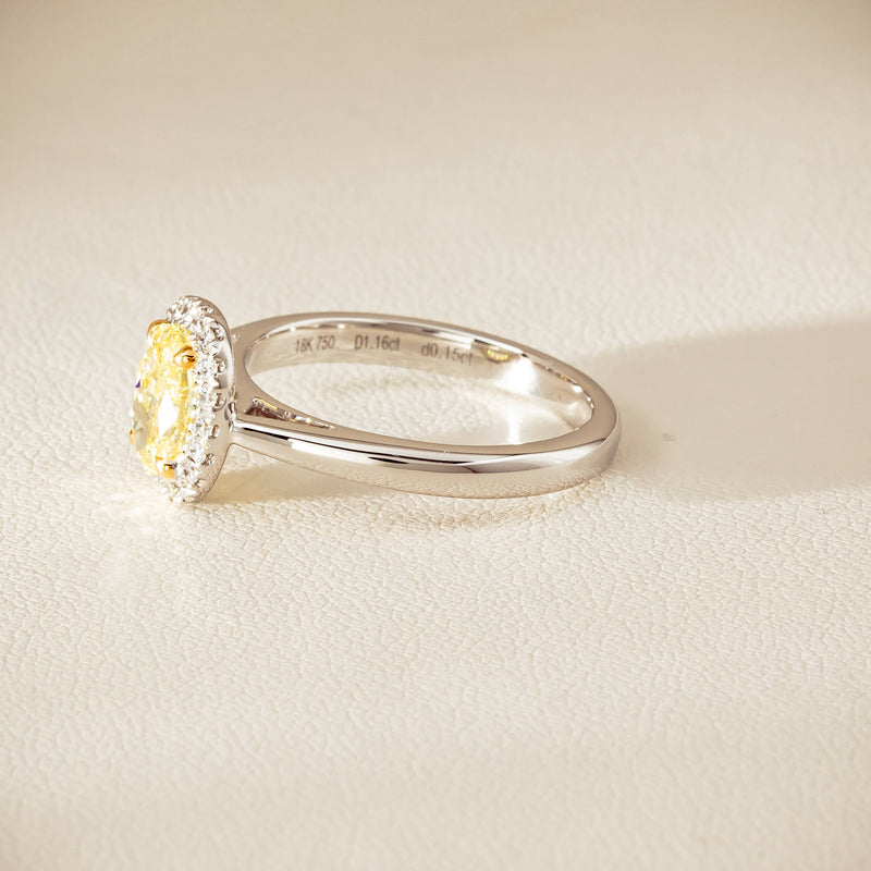 18ct White Gold 1.16ct Fancy Oval Diamond Nina Ring - Ring - Walker & Hall