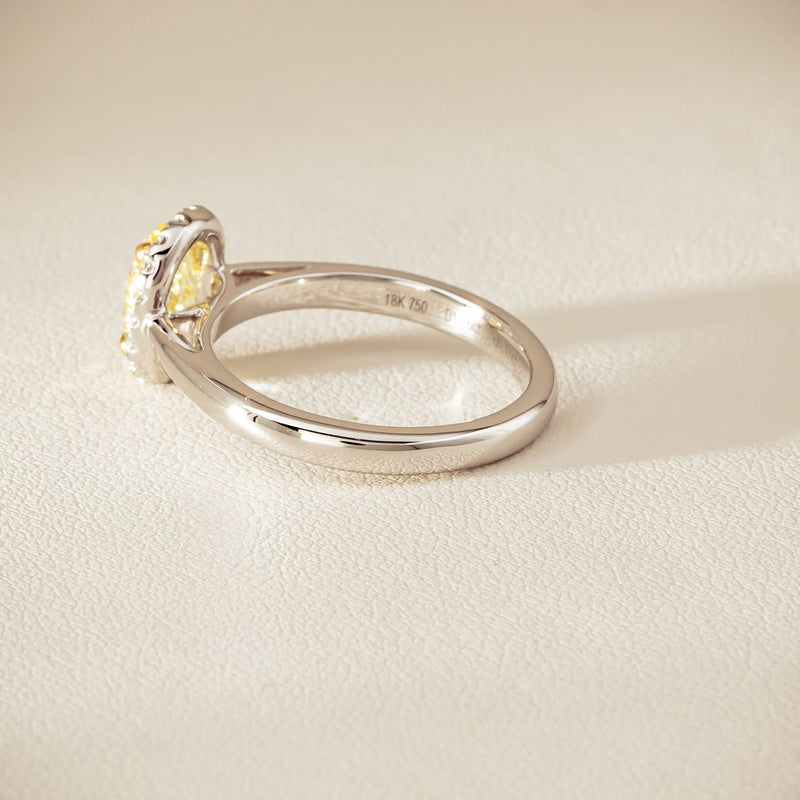 18ct White Gold 1.16ct Fancy Oval Diamond Nina Ring - Ring - Walker & Hall