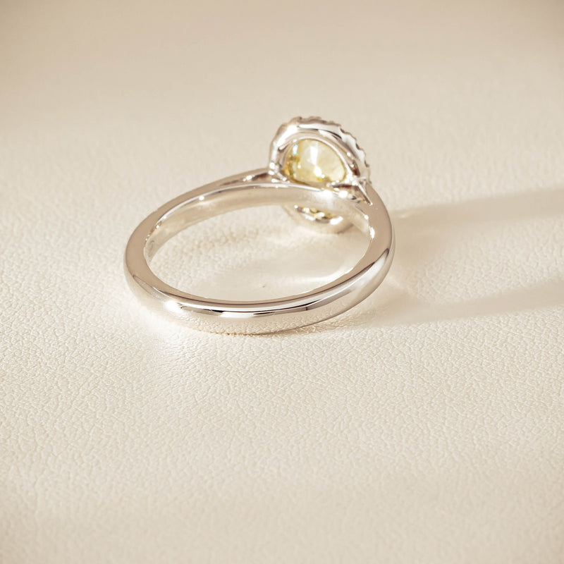 18ct White Gold 1.16ct Fancy Oval Diamond Nina Ring - Ring - Walker & Hall