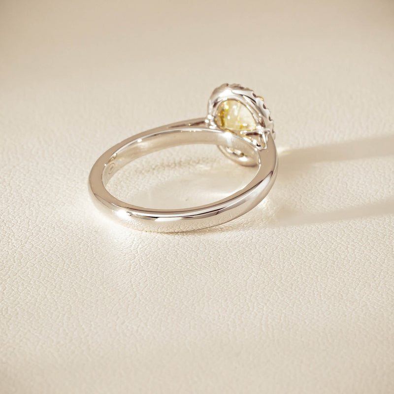 18ct White Gold 1.16ct Fancy Oval Diamond Nina Ring - Ring - Walker & Hall