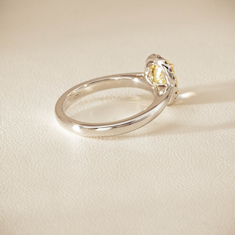 18ct White Gold 1.16ct Fancy Oval Diamond Nina Ring - Ring - Walker & Hall