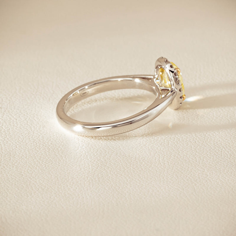 18ct White Gold 1.16ct Fancy Oval Diamond Nina Ring - Ring - Walker & Hall