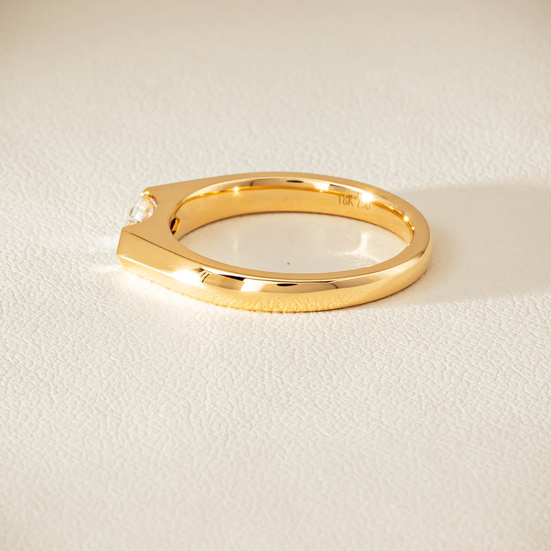 18ct Yellow Gold .56ct Marquise-Cut Diamond Astrid Ring - Ring - Walker & Hall