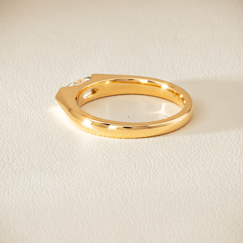 18ct Yellow Gold .56ct Marquise-Cut Diamond Astrid Ring - Ring - Walker & Hall