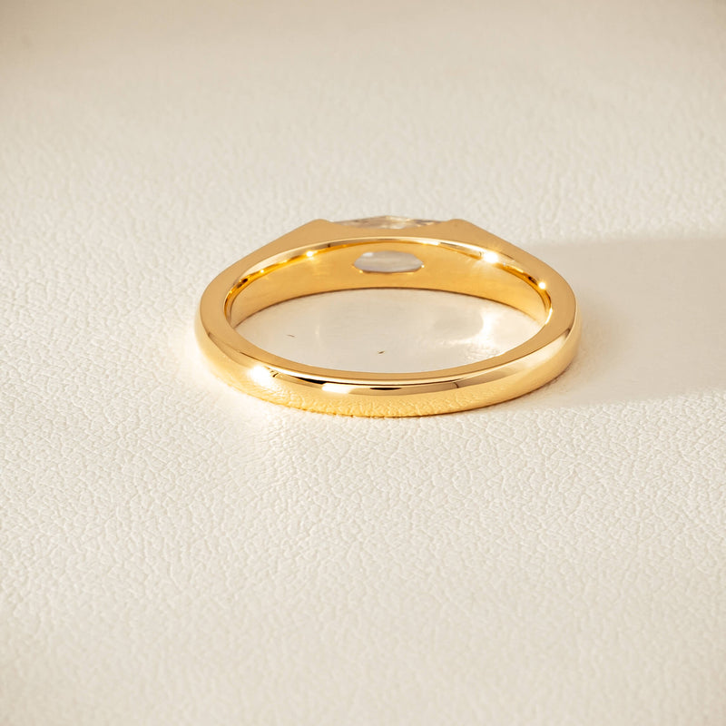 18ct Yellow Gold .56ct Marquise-Cut Diamond Astrid Ring - Ring - Walker & Hall