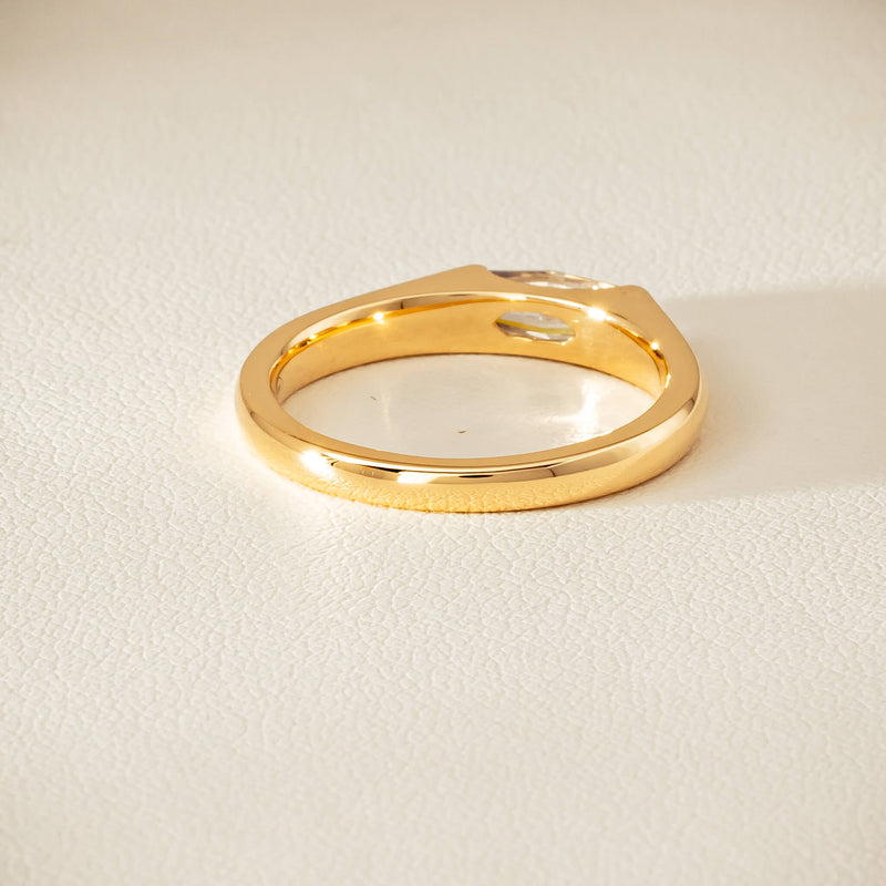 18ct Yellow Gold .56ct Marquise-Cut Diamond Astrid Ring - Ring - Walker & Hall