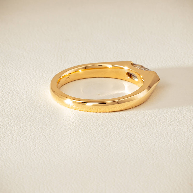 18ct Yellow Gold .56ct Marquise-Cut Diamond Astrid Ring - Ring - Walker & Hall