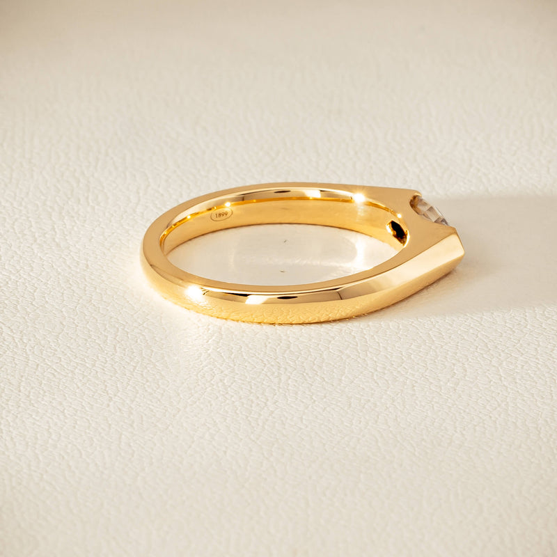18ct Yellow Gold .56ct Marquise-Cut Diamond Astrid Ring - Ring - Walker & Hall