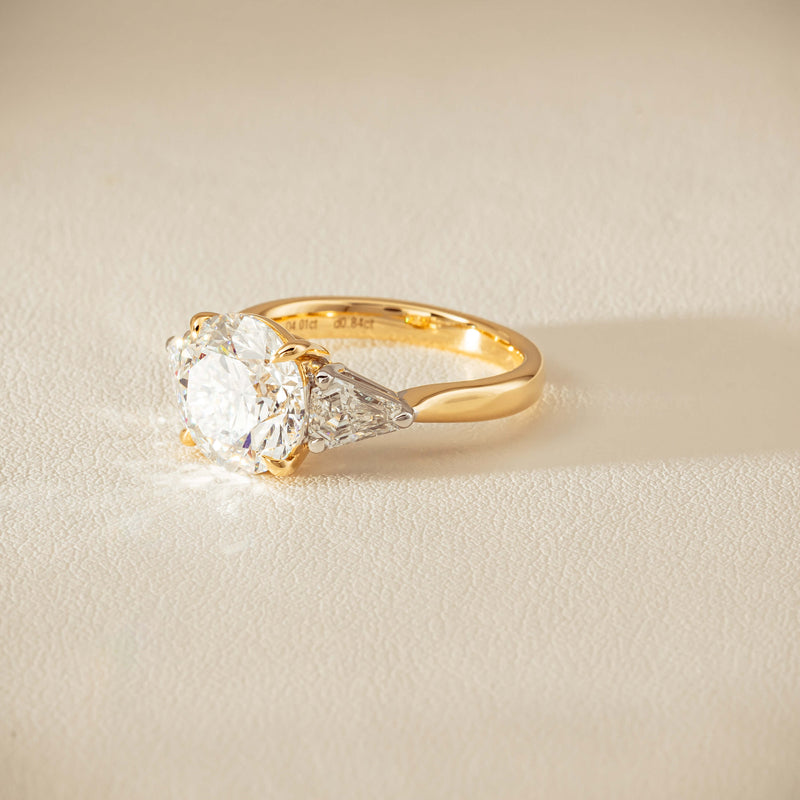 18ct Yellow & White Gold 4.01ct Diamond Odyssey Ring - Ring - Walker & Hall